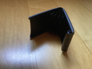 Porta tessere grigio e nero