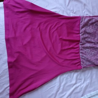 Vestido Shein rosa estampado Talla S