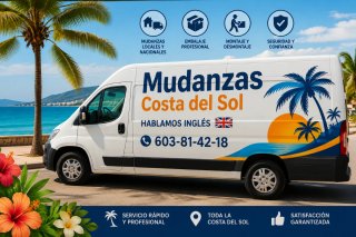 Mudanzas y portes para toda la costa del sol
