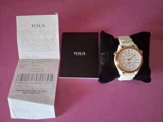 Reloj Tous Blanco y Dorado