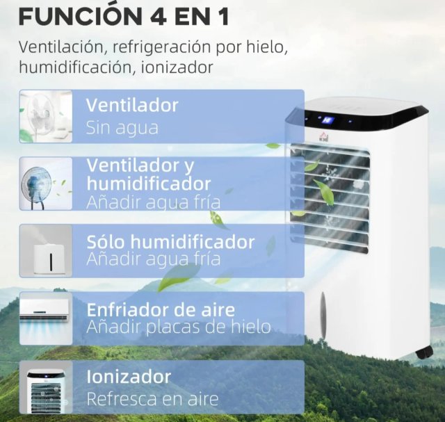 Climatizador Portátil HOMCOM
