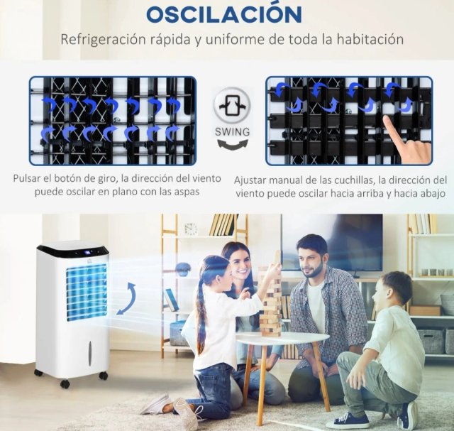 Climatizador Portátil HOMCOM
