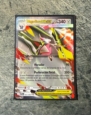 Mega Excadrill EX Oscuridad Absoluta Carta Pokemon
