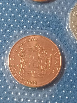 Monete Giamaica 1 Dollaro 100 Cent