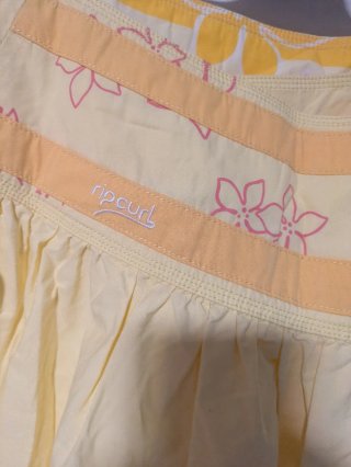 Falda vintage Rip Curl algodón floral