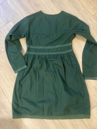 Vestido Tantra verde botella talla M