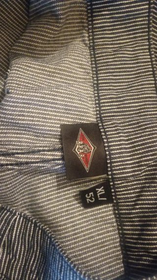 Bermuda uomo righe blu e bianche