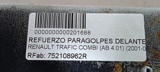 REFUERZO PARAGOLPES DELANTERO RENAULT TRAFIC COMBI (AB 4.01) 6 - plazas, acristalado parcial 2,9t   Combi corto