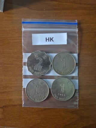 Monete antiche d'Europa (pre-Euro) e di HK