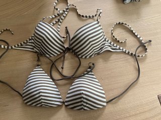 Set Bikini a righe e zebrato tg 42
