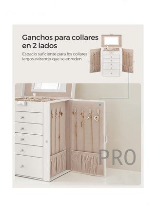 Caja Joyero de 6 Niveles