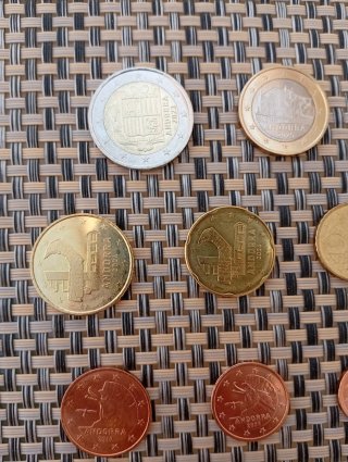 Serie completa monedas Andorra