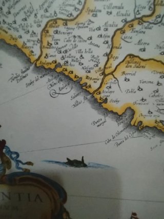 Cuadro antiguo mapa Valentia