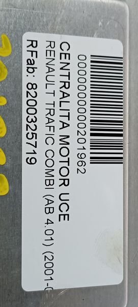 CENTRALITA MOTOR UCE RENAULT TRAFIC COMBI (AB 4.01) 6 - plazas, acristalado parcial 2,9t   Combi corto