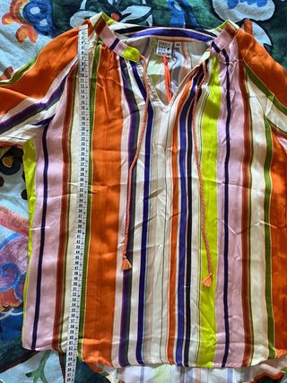 Blusa Emily Van Den Bergh Rayas Multicolor