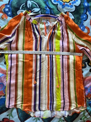 Blusa Emily Van Den Bergh Rayas Multicolor