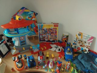 Lote Patrulla Canina:  Torre, avión, Vehículos...