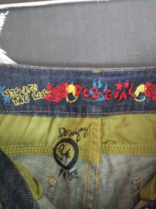 Pantalones piratas Desigual mujer