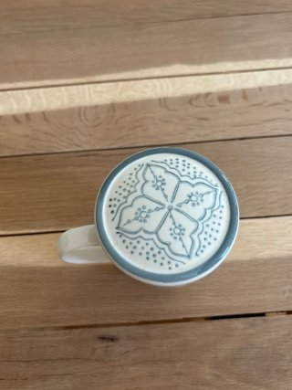 Taza cerámica Natura con tapa