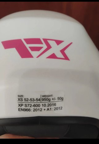 Casco Tonfly TFX Full Face Bianco