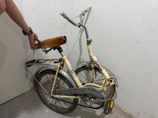 Bicicleta plegable vintage marca SOLITAR