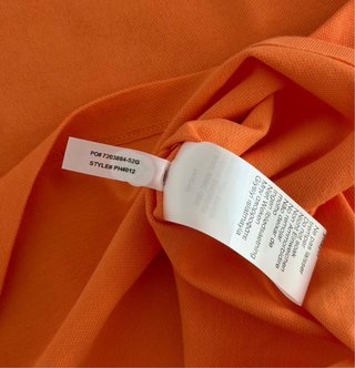 Polo Lacoste Slim fit Naranja pastel talla M