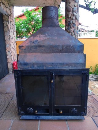 Cocina Francesa Chimenea