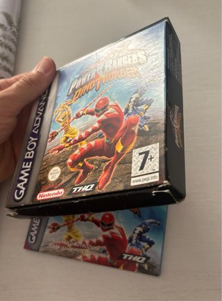 Juego Game Boy Advance Power Rangers Dino Thunder
