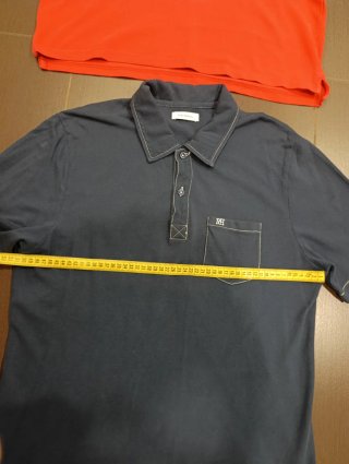 2 Polos Hombre Talla L Rojo y Azul