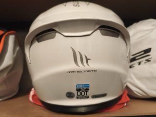 Casco Integral MT Helmets Blanco