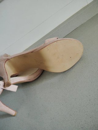 Sandalias Pinkdesert Talla 39 Tacón 9cm Rosa/Beige