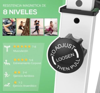 Bicicleta Estática Plegable Verde