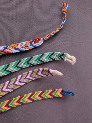 Braccialetti fatti a mano arcobaleno