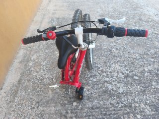 Bicicleta plegable 20 roja