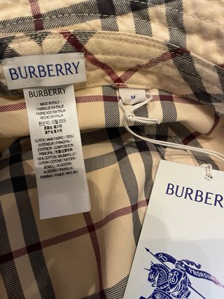 Panamá Burberry Clásico Beige Multicolor