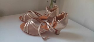 Zapatos de baile Go Salera Beige/Oro