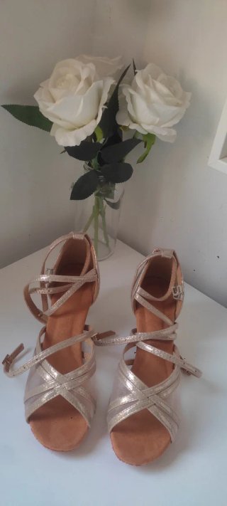 Zapatos de baile Go Salera Beige/Oro