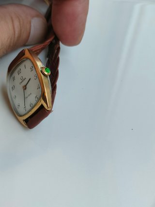 Omega Genève Reloj Dama Oro Cuero
