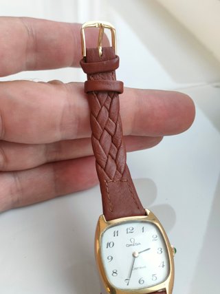 Omega Genève Reloj Dama Oro Cuero