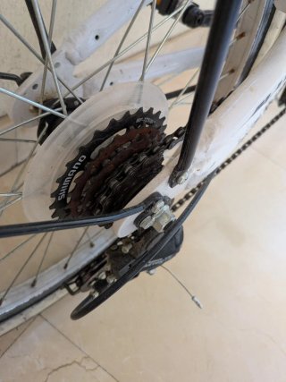 Bicicleta Plegable Moma Blanca