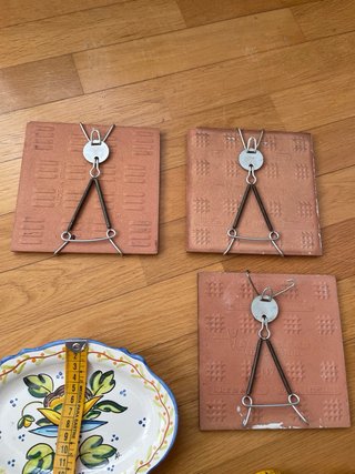 Juego de 3 azulejos decorativos Todo el lote