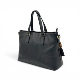 Borsa Gucci Pelle Nera con Bamboo