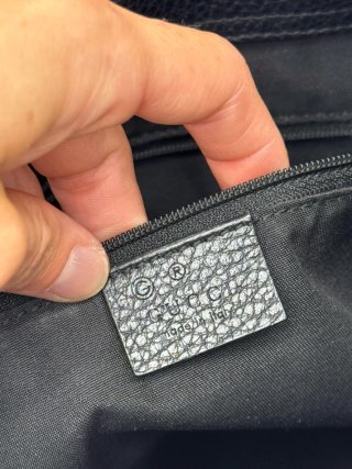 Borsa Gucci Pelle Nera con Bamboo