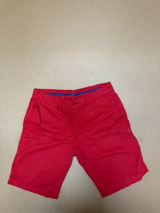 Pantalón corto bermuda rojo casual Custi Mikelo