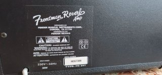 Amplificador guitarra Fender