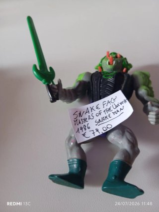 Masters of the Universe Snake Face 1986