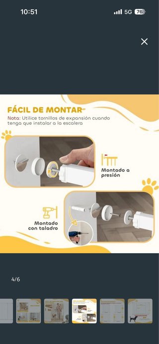 Barrera de seguridad para escaleras y puertas
