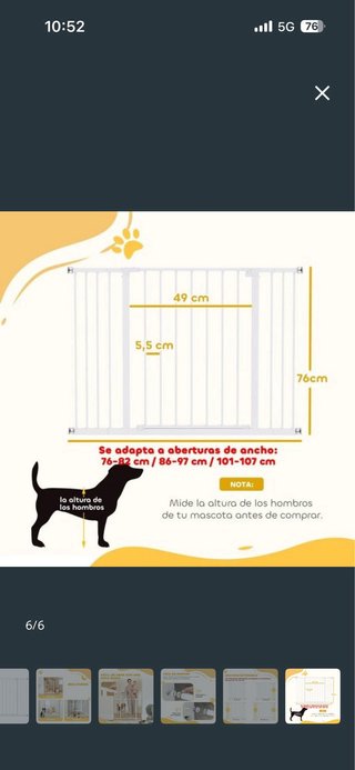 Barrera de seguridad para escaleras y puertas