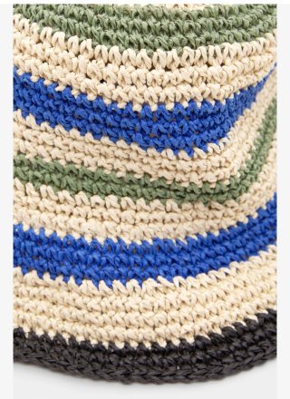 Gorro de playa multicolor