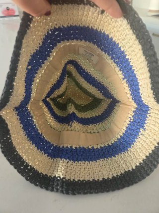 Gorro de playa multicolor